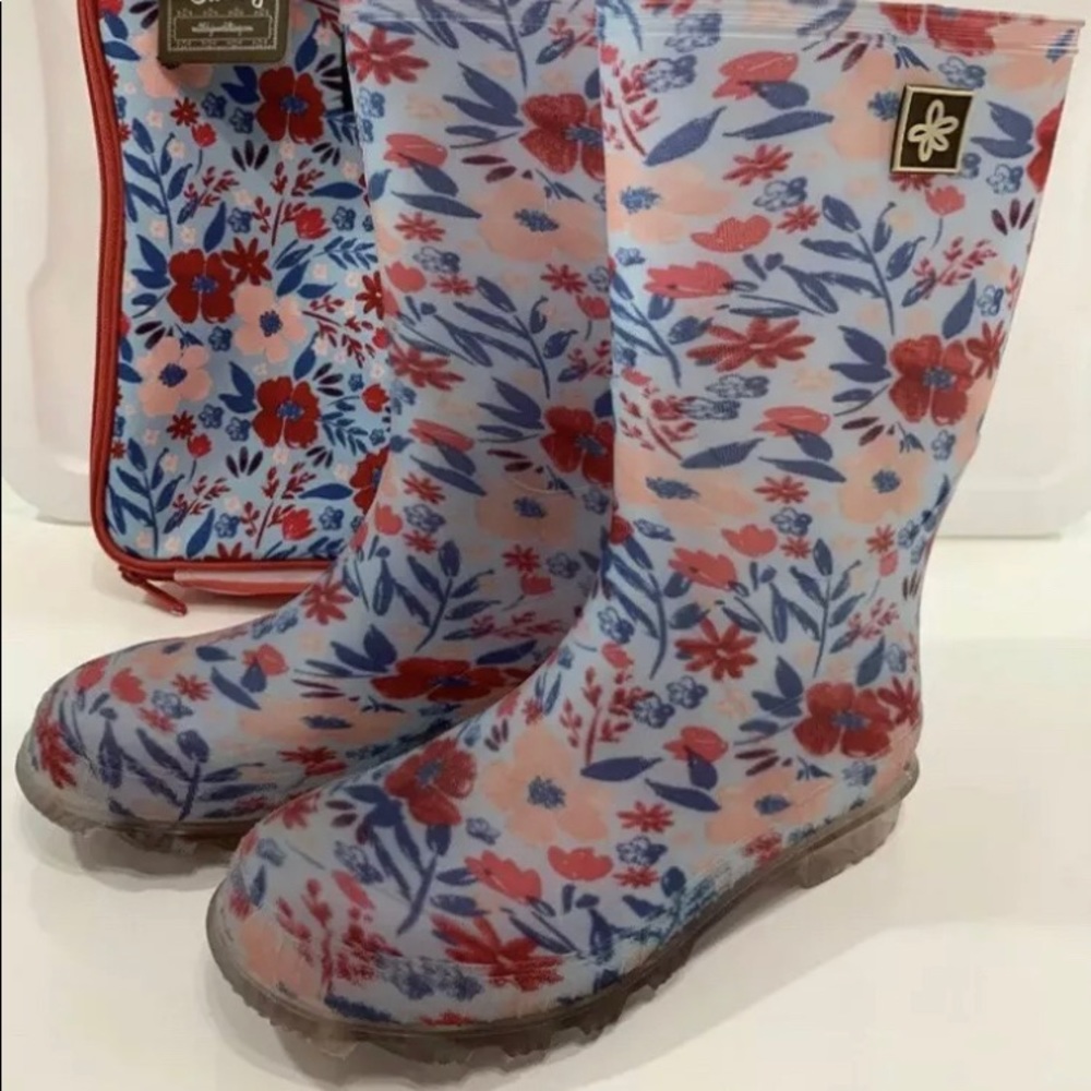 Matilda Jane Rain Boots Size 11 All Is Wellie Camp